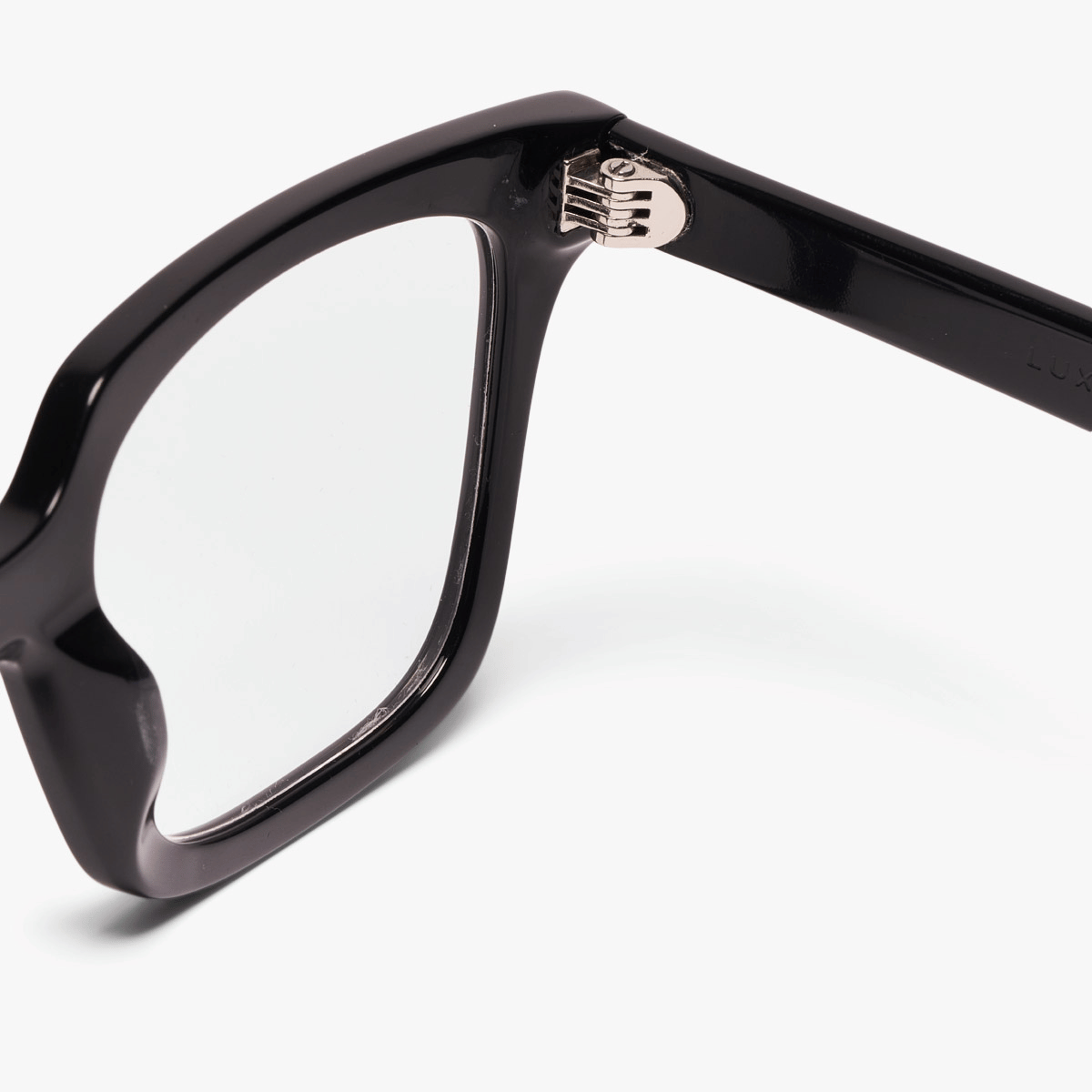 Luxreaders stylish Women's Tisvilde Black Reading glasses. Made from Bio-acetate in a Square shape.