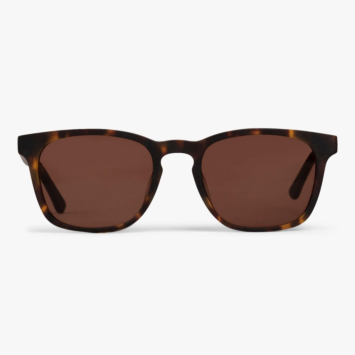 Luxreaders stylish Women's Bornholm Dark Turtle Sunglasses. Made from Acetate in a Square shape.