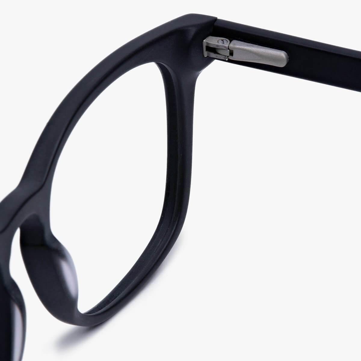 Close-up of Bornholm Black glasses frame