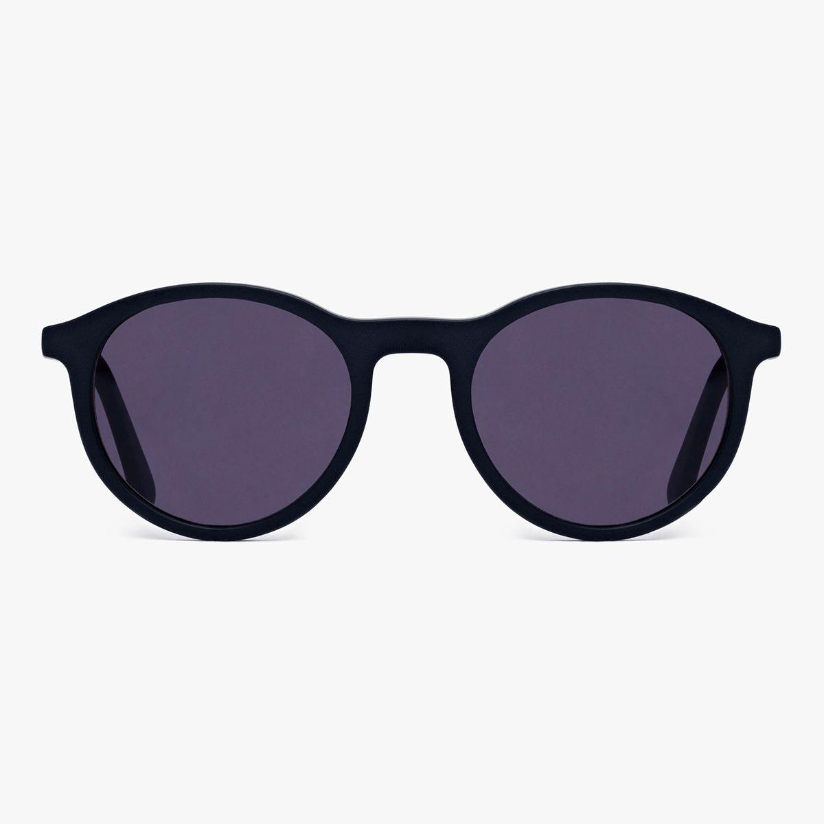 Luxreaders stylish Men's Løkken Black Sunglasses. Made from Acetate in a Round shape.
