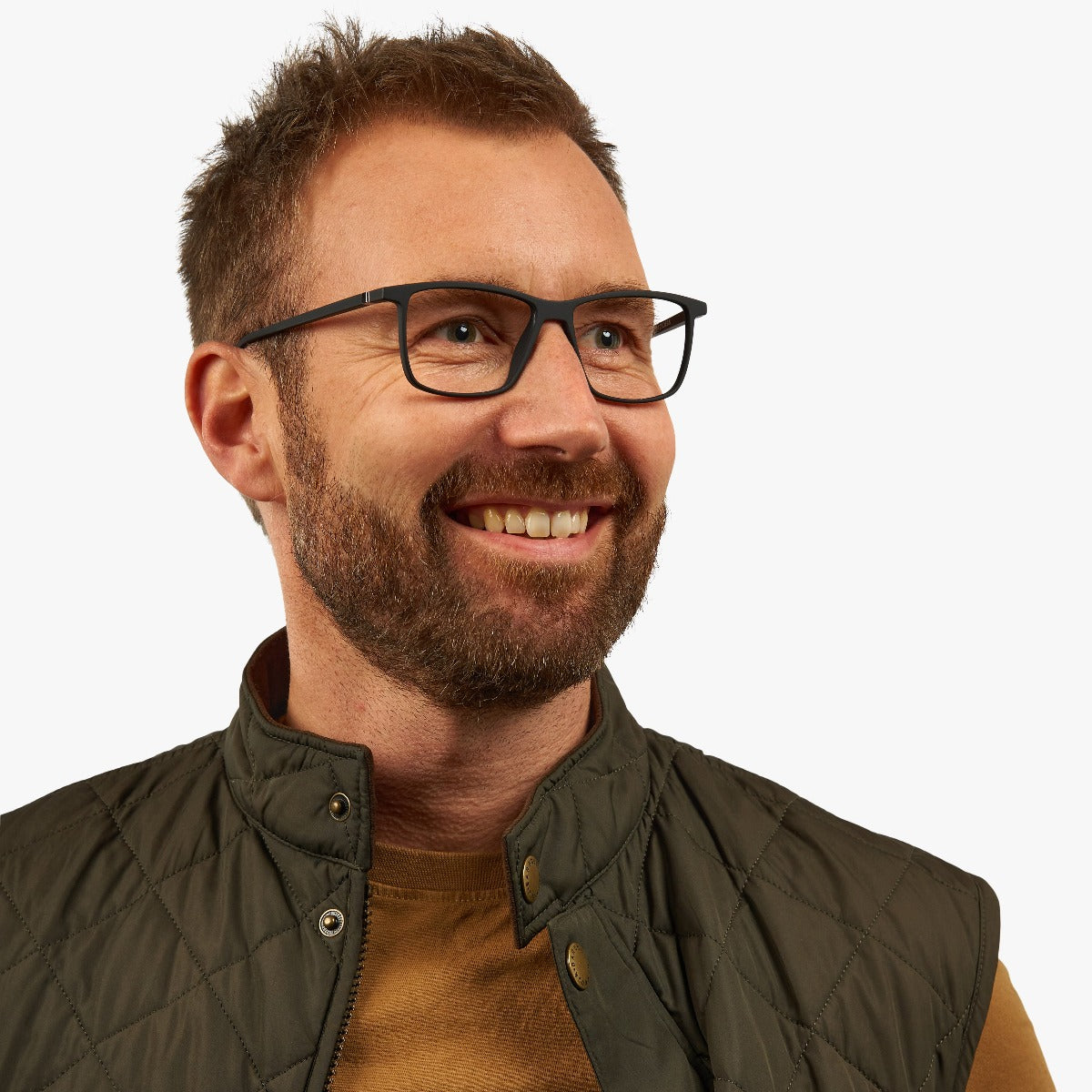 Person wearing København Black glasses