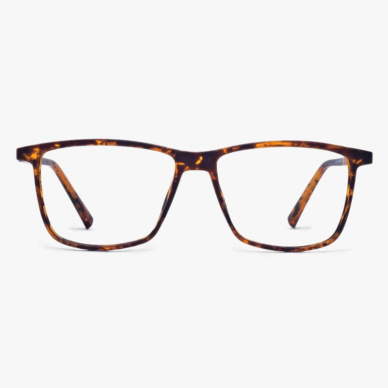 Tortoiseshell square frame reading glasses