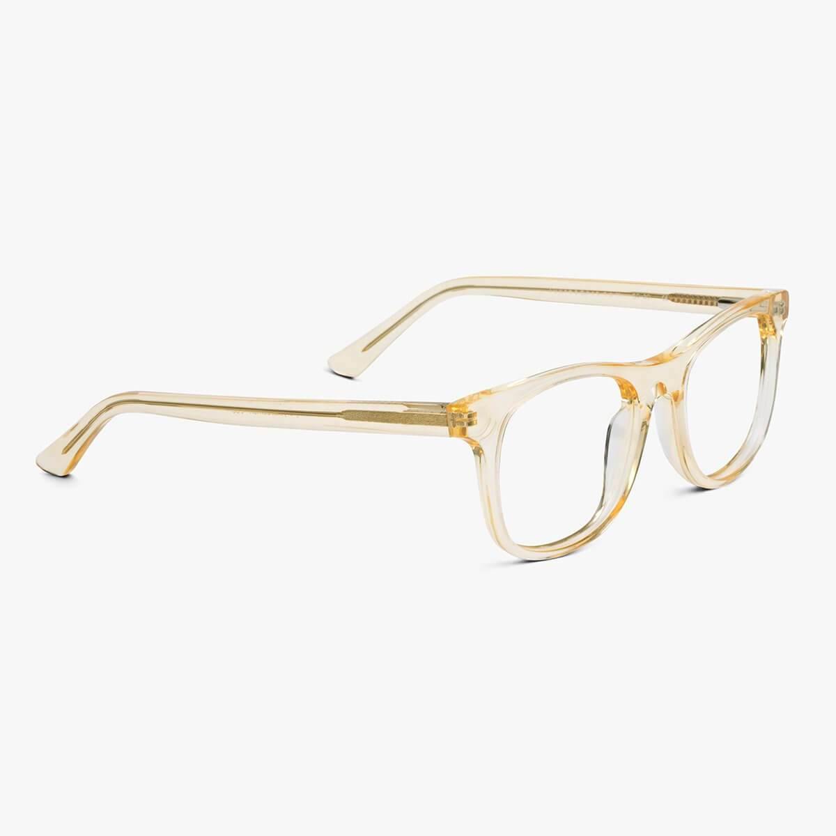 Men's Malmö Crystal Lemon translucent reading glasses