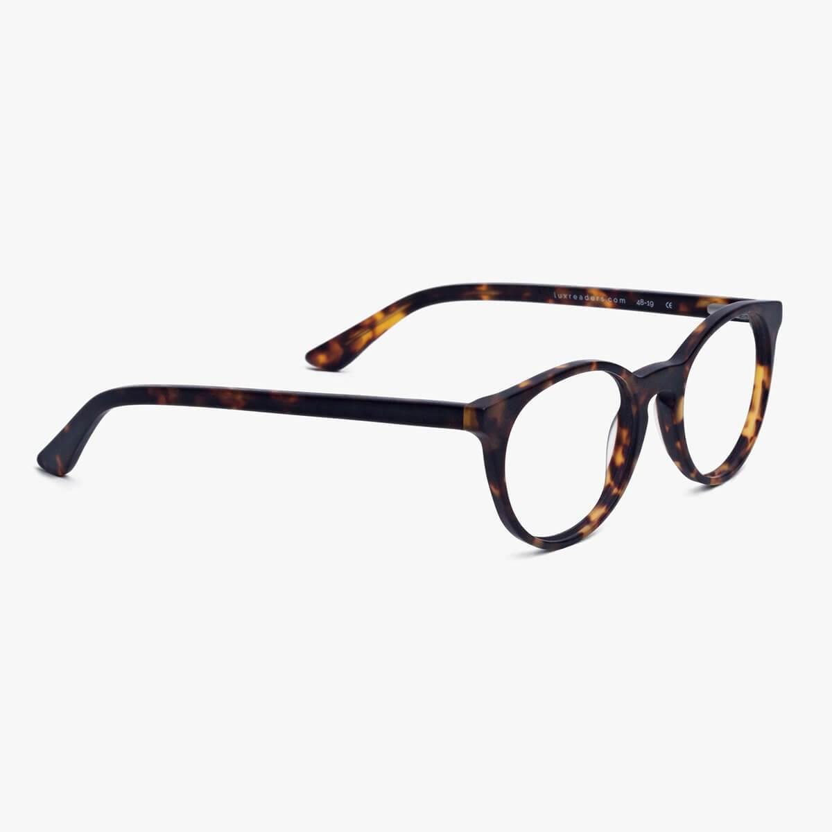 Örebro Dark Turtle reading glasses with a tortoiseshell pattern