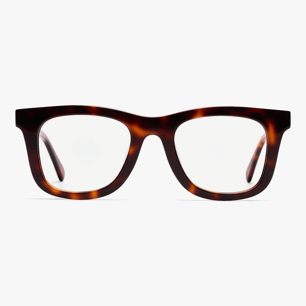Tortoise shell square reading glasses