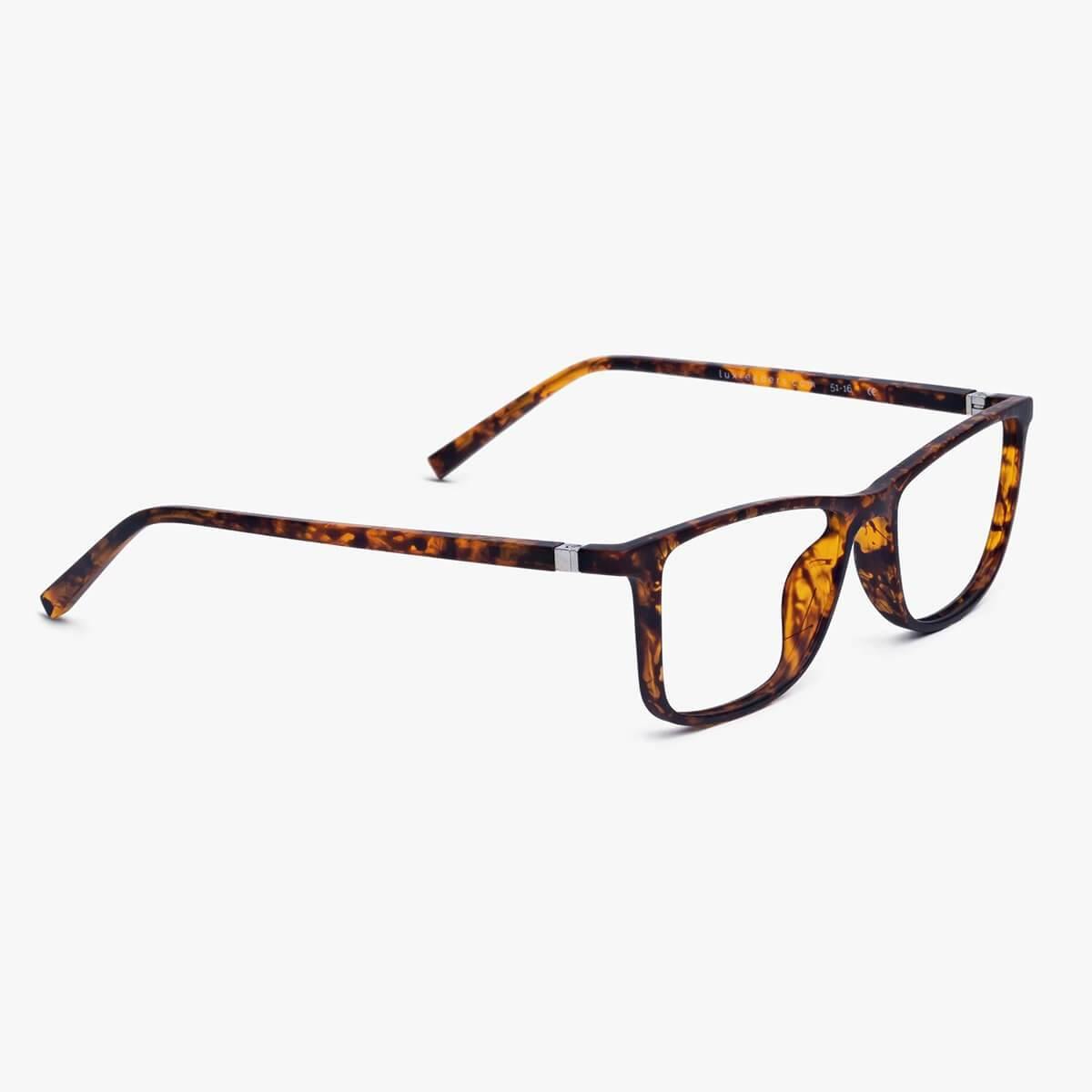Skagen Turtle tortoiseshell reading glasses with a sleek, modern design