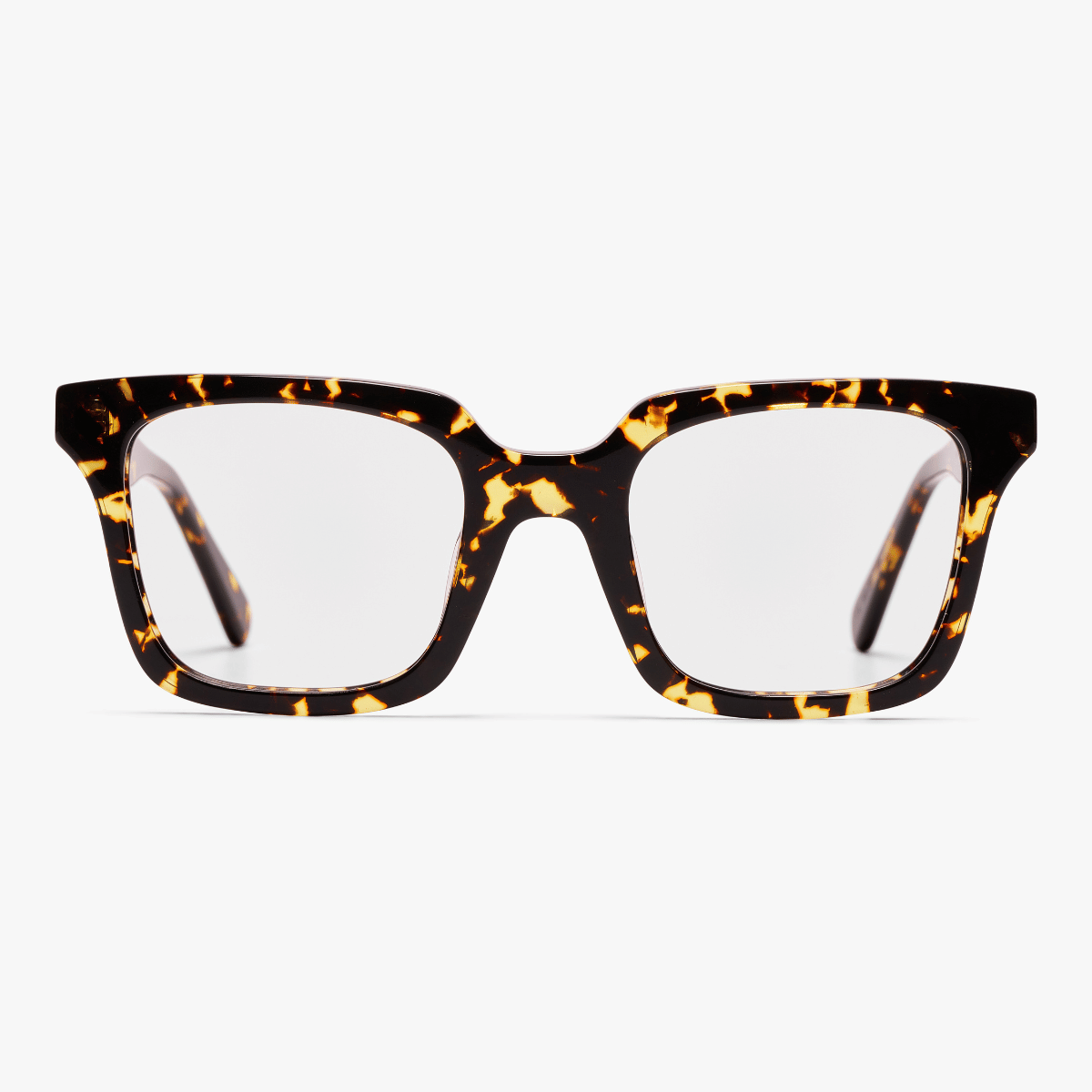 Tisvilde Dark Turtle tortoiseshell square eyeglasses