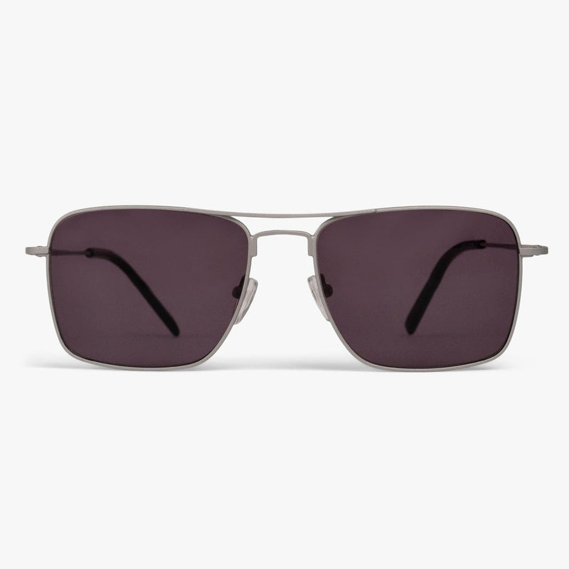 Women's Lidköping Steel sunglasses with silver frames and dark lenses